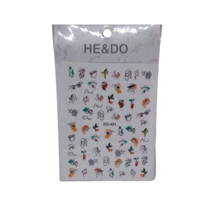 STICKERS UÑA DISEÑO