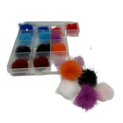 DECORACION DE UÑAS POM POM
