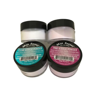 PACK 2 POLIMEROS 15gr MIA SECRET (CLEAR +PINK)