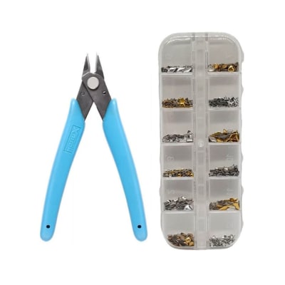 PACK 1 CAJA DE CRISTALES X 12 COLORES+ ALICATE