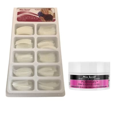 PACK GEL CONSTRUCTOR MS 15ML+TIPS FANCY NATURAL 100u