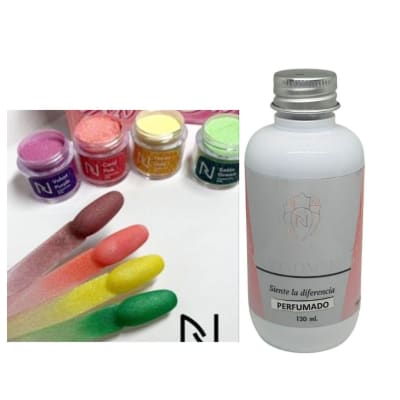 PACK POLIMERO NAILUX COLECCIÓN SILK 3D+MONOMERO NAILUX PERFUMADO 120ML