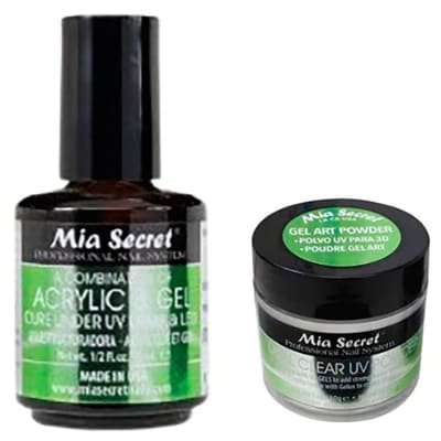 POLVO PARA ACRYLIC & GEL DUAL CLEAR 7,4GR