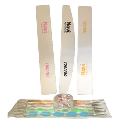 PACK DECO UÑAS Y LIMAS NAVI