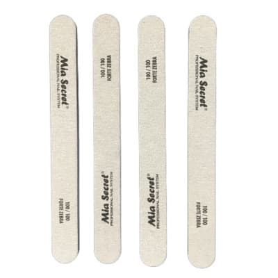 PACK LIMA RECTA ZEBRA 100/100 MIA SECRET X 4