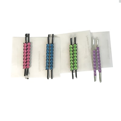 PINCHES CON PIEDRITAS (PAR)