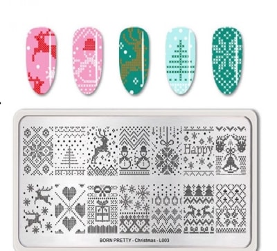 PLACA RECTANGULAR BORN PRETTY