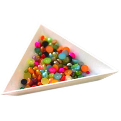 POCILLO TRIANGULAR PARA CRISTALES