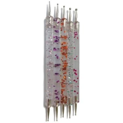 PUNTEROS PARA DECORACION UÑAS CON ESCARCHA(SET 5u)