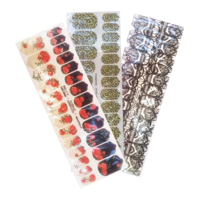 STICKERS UÑA COMPLETA NCLA (26 STICKERS + LIMA )