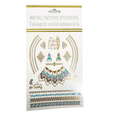 TATUAJES TEMPORALES METALICOS