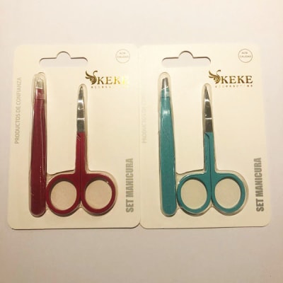TIJERA+PINZA CUIDADO PERSONAL (set)