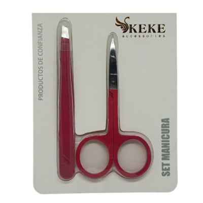 TIJERA+PINZA CUIDADO PERSONAL (set)