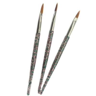 PINCELES PARA UÑAS ARTIFICIALES ACRILICO N6-N8-N8