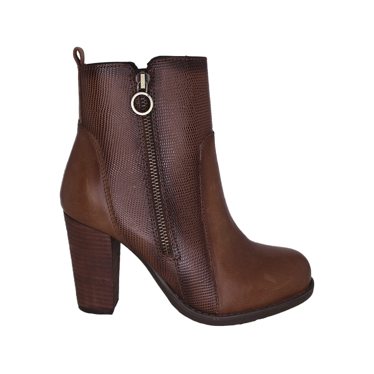 BOTIN MUJER GACEL GRETEL CAFÉ TOSTADO 657852 | COMERCIAL Y ZAPATERIA ALONSO  LIMITADA