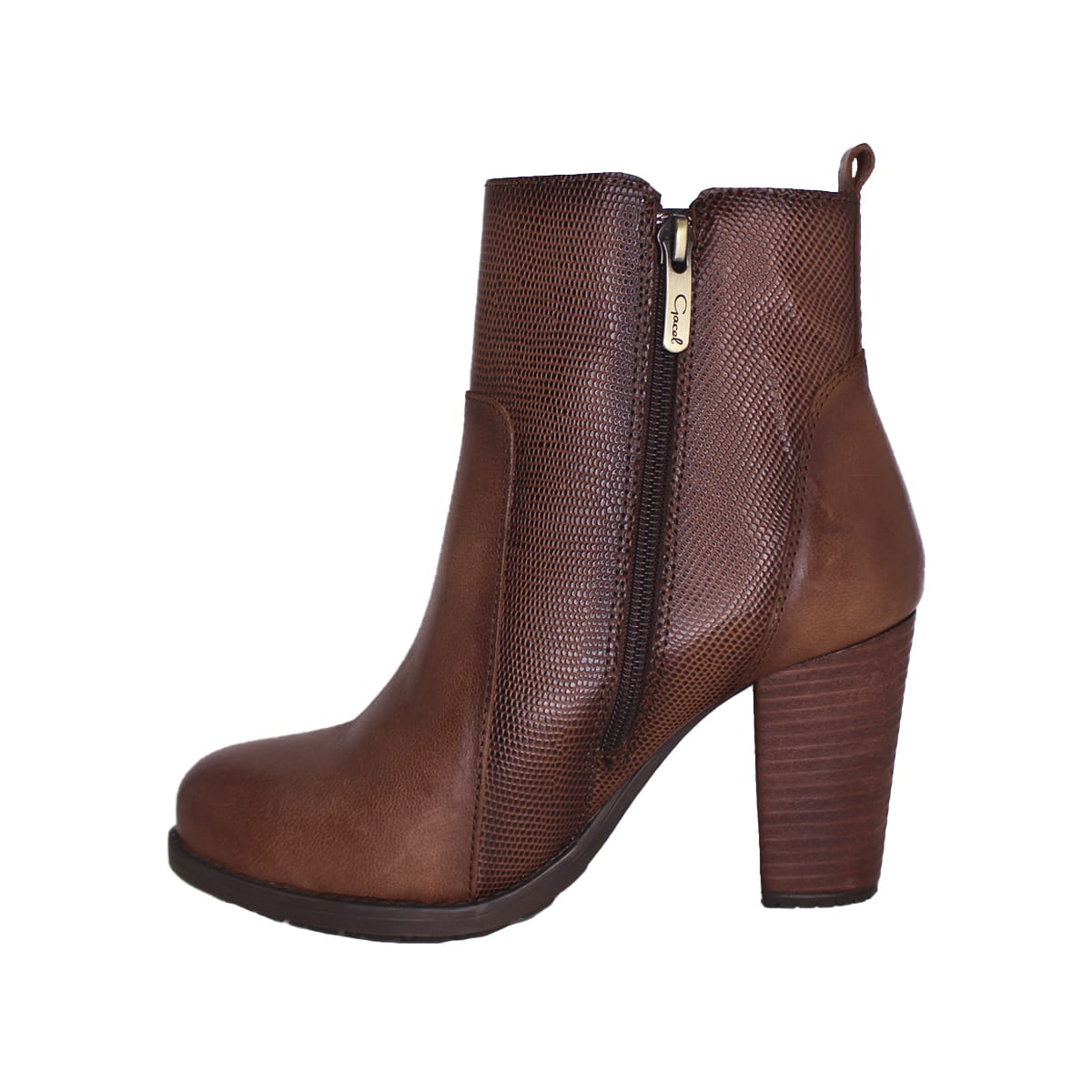 BOTIN MUJER GACEL GRETEL CAFÉ TOSTADO 657852 | COMERCIAL Y ZAPATERIA ALONSO  LIMITADA