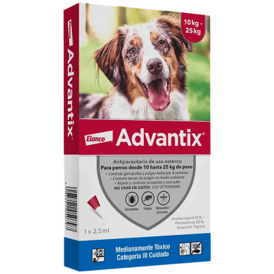 ADVANTIX 10KG A 25KG1