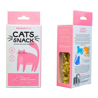 CATS SNACK ATUN CON HIERBA GATERA