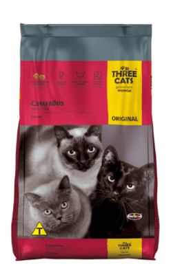 THREE CAT ORIGINAL CASTRADOS CARNE 3KG