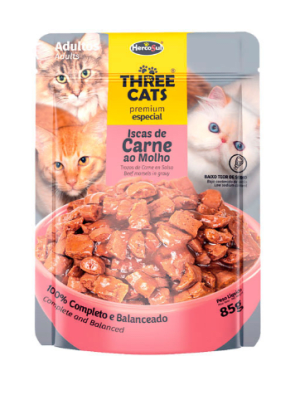 THREE CATS ORIGINAL POUCH ADULTOS
