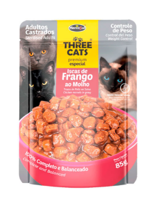 THREE CATS ORIGINAL POUCH CASTRADO