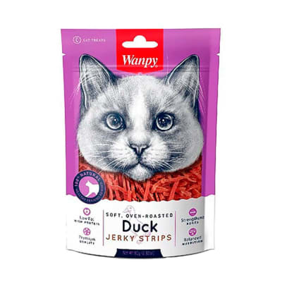 WANPY CAT DUCK JERKY STRIPS