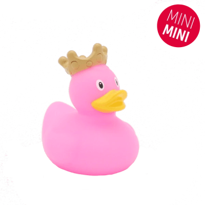 Key Chain Pink Duck With Crown