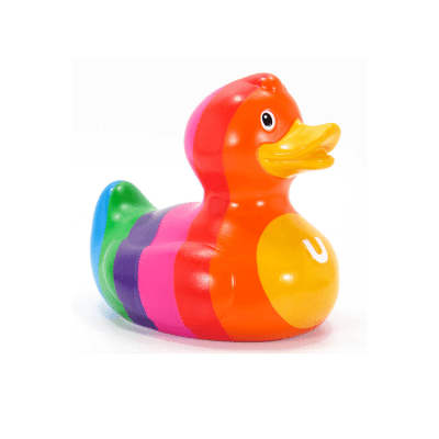Luxury Mini Rainbow Duck