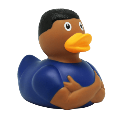 Football Star Duck, blue