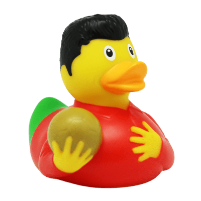 Football Star Duck, green
