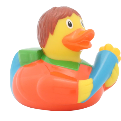 Niño Escolar Duck