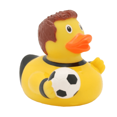 Football Player Duck, Yellow