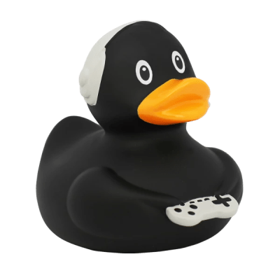 Gamer Duck, black