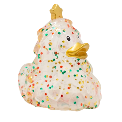 Glitter Christmas Tree Duck, Classic