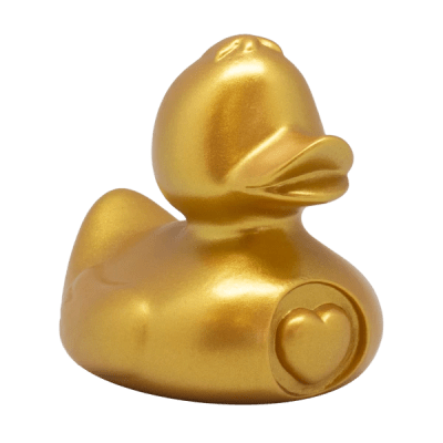 Pato My Heart Dorado