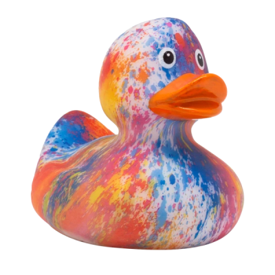 Rainbow Splash Duck