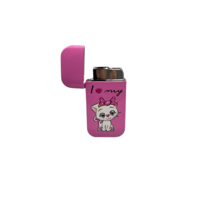 ENCENDEDOR ROSADO I LOVE MY CAT