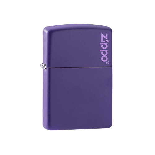 ZIPPO LOGO BLUE MATTE1