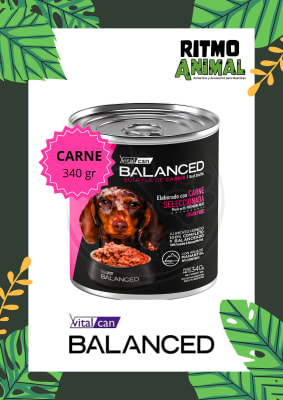 LATA BALANCED PERRO CACHORRO CARNE
