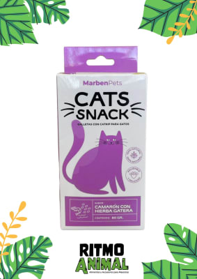 CATS SNACK / CAMARÓN CON HIERBA GATERA