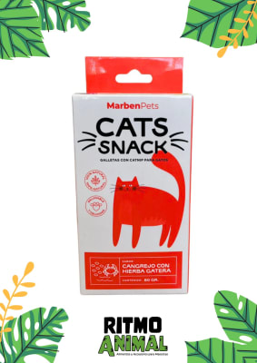 CATS SNACK / CANGREJO CON HIERBA GATERA