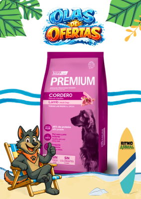 V. PREMIUM PERRO ADULTO CORDERO