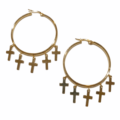 Aros Argolla Cruces Colgantes