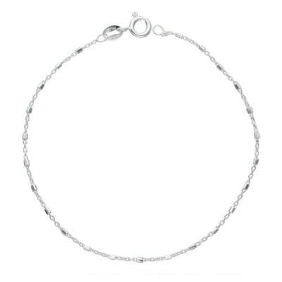 Pulsera Plata 925 Tradicional con Hexágonos
