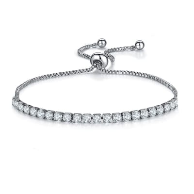 Pulsera Baño Plata 925 Ajustable Niza