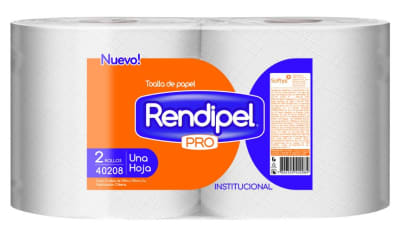 Toalla de papel Rendipel Pro 2 rollos de 190 metros