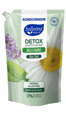Acondicionador Ballerina Doypack Detox Hierbas Silvestres 750 ml