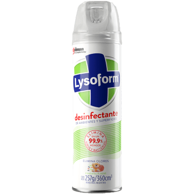 Desinfectante en aerosol Lysoform aroma bebé 360 cc