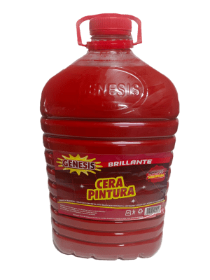 CERA PINTURA ROJA GENESIS 5 LITROS