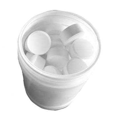 PASTILLAS DE CLORO PARA ESTANQUE WC 50 UNIDADES 20 gr c/u